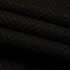 Men's Waffle Polo Shirt Quarter Zip Polo Going out Gym Turndown Quarter Zip Long Sleeve Sportswear Casual Solid Color Tartan Patchwork Zipper Fall & Winter Regular Fit Black White Yellow Blue Orange