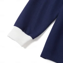 Men's Waffle Polo Shirts Quarter Zip Polo Outdoor Causal Quarter Zip Long Sleeve Fashion Modern Solid Color Knitted Spring & Fall Standard Fit Navy Blue Dark Green Orange Light Grey Waffle Polo