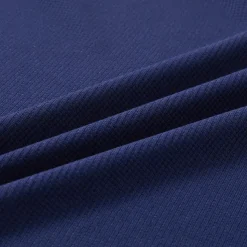 Men's Waffle Polo Shirts Quarter Zip Polo Outdoor Causal Quarter Zip Long Sleeve Fashion Modern Solid Color Knitted Spring & Fall Standard Fit Navy Blue Dark Green Orange Light Grey Waffle Polo