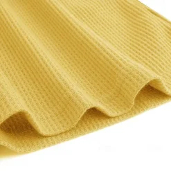 Men's Waffle Polo Shirts Zip Polo Casual Holiday Lapel Quarter Zip Short Sleeve Fashion Basic Plain Quarter Zip Summer Regular Fit Yellow Navy Blue Green Waffle Polo Shirts