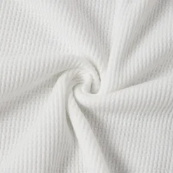 Men's Waffle Shirt T Shirt Tee Top Long Sleeve Shirt Long Sleeve Crew Neck Spring & Fall Plain Fashion Designer Basic Vacation Street Going out Dark Grey Black White Top Tee for Men