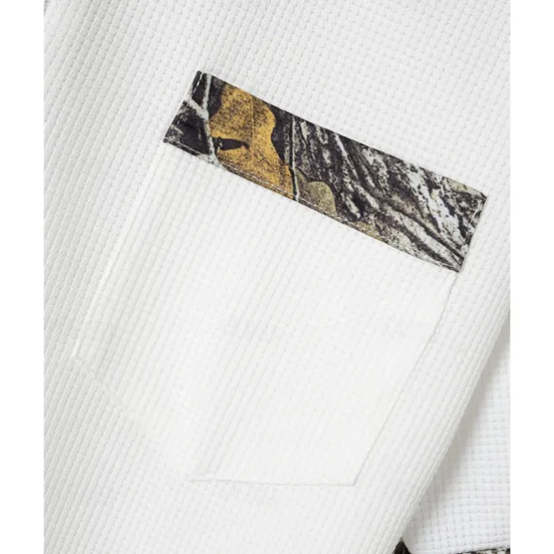 Men's Waffle Shirt T-shirt Suits 2 Pieces Outfits Tee & Shorts Short Sleeve Standing Collar Summer Color Block Fashion Casual 2 Piece Front Pocket Vacation Daily Wear Going out Black White Royal Blue