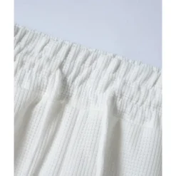 Men's Waffle Shirt T-shirt Suits 2 Pieces Outfits Tee & Shorts Short Sleeve Standing Collar Summer Color Block Fashion Casual 2 Piece Front Pocket Vacation Daily Wear Going out Black White Royal Blue