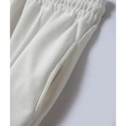 Men's Waffle Shirt T-shirt Suits 2 Pieces Outfits Tee & Shorts Short Sleeve Standing Collar Summer Color Block Fashion Casual 2 Piece Front Pocket Vacation Daily Wear Going out Black White Royal Blue