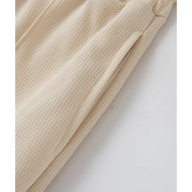 Men's Waffle Shirt T-shirt Suits Shirt and Pant Sets 2 Pieces Outfits Short Sleeve Lapel Summer Color Block Fashion Casual Patchwork 2 Piece Vacation Daily Wear Going out Black White Royal Blue Top