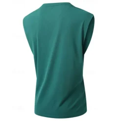 Men's Waffle Tee Tank Top Vest Top Undershirt Sleeveless Crew Neck Summer Plain Fashion Designer Basic Classic Vacation Street Going out Black White Pink Top Tee for Men