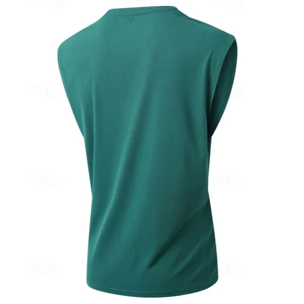 Men's Waffle Tee Tank Top Vest Top Undershirt Sleeveless Crew Neck Summer Plain Fashion Designer Basic Classic Vacation Street Going out Black White Pink Top Tee for Men