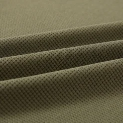 Men's Waffle T-shirt Quarter Zip Tee Tee Top Long Sleeve Shirt Long Sleeve Crewneck Spring & Fall Color Block Fashion Designer Basic Zipper Fake two piece Vacation Street Going out Dark Brown Army