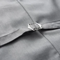 Men's Waistcoat Daily Wear Vacation Going out Fashion Basic Spring & Fall Button Polyester Comfortable Plain Single Breasted V Neck Regular Fit Dark-Gray Black Light Grey Vest