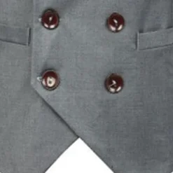 Men's Waistcoat Daily Wear Vacation Going out Fashion Basic Spring & Fall Button Polyester Comfortable Plain Single Breasted V Neck Regular Fit Dark-Gray Black Light Grey Vest