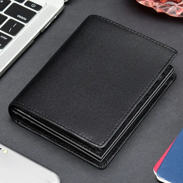 Men's Wallet Coin Purse Credit Card Holder Wallet Envelope Bag Cowhide Shopping Daily Large Capacity Waterproof Lightweight Black Coffee