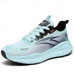 Men's Warm Lined Running Sneakers, Lightweight Cushioned Athletic Shoes with Lace-Up Design for Winter Outdoor Sports and Daily Wear