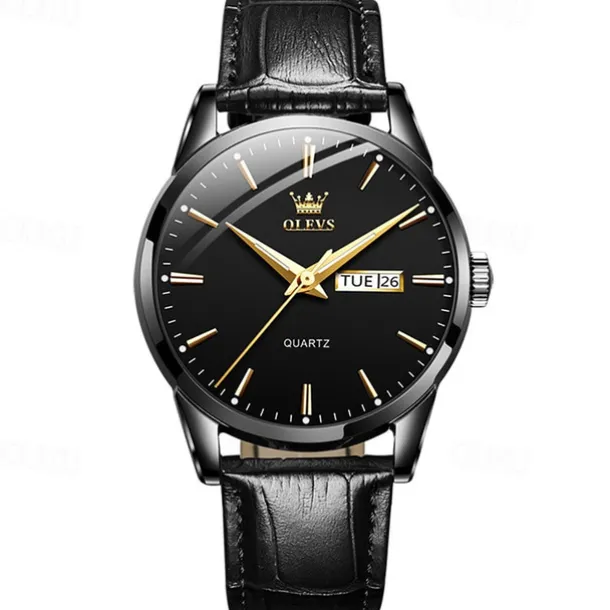 Men's Watches Luminous Calendar Week Display Chronograph Multifunction Quartz Watch Waterproof Sports Men'S Watches