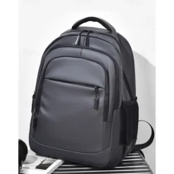 Men's Waterproof Business Laptop Backpack – Sleek Multi-Compartment Bag with USB Charging Port for Work and Travel