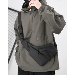 Men's Waterproof Crossbody Sling Bag – Stylish Anti-Theft Design for Travel and Outdoor Use