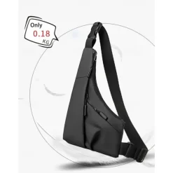 Men's Waterproof Crossbody Sling Bag – Stylish Anti-Theft Design for Travel and Outdoor Use