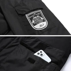 Men's Waterproof Hiking Jacket Rain Jacket Hiking Windbreaker Outdoor Waterproof Windproof Breathable Quick Dry Outerwear Trench Coat Top Fishing Climbing Ivory white Black Orange Army Green