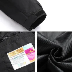 Men's Waterproof Hiking Jacket Rain Jacket Hiking Windbreaker Outdoor Waterproof Windproof Breathable Quick Dry Outerwear Trench Coat Top Fishing Climbing Ivory white Black Orange Army Green