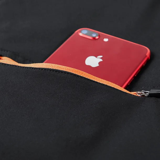 Men's Waterproof Hiking Pants Fleece Lined Pants Softshell Pants Winter Outdoor Regular Fit Thermal Warm Fleece Lining Detachable Fleece Breathable Pants / Trousers Bottoms Dark Grey Black / Orange