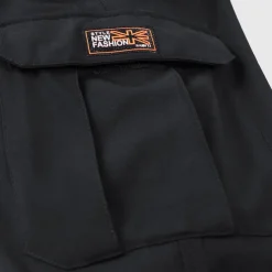 Men's Waterproof Hiking Pants Fleece Lined Pants Softshell Pants Winter Outdoor Regular Fit Thermal Warm Fleece Lining Detachable Fleece Breathable Pants / Trousers Bottoms Dark Grey Black / Orange