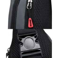 Men's Waterproof Sports Waist Bag - Lightweight Fanny Pack with Multiple Pockets for Travel, Running, and Outdoor Activities