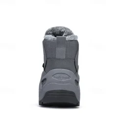 Men's Waterproof Winter Hiking Boots with Fur Lining – Insulated Outdoor Snow Boots for Cold Weather