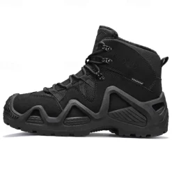 Men's Waterproof Winter Hiking Boots with Fur Lining – Insulated Outdoor Snow Boots for Cold Weather