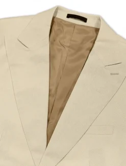 Men's Wedding Business Linen Suits Pink Sky Blue Summer Fashion Casual Solid Colored Standard Fit 2 Piece Single Breasted One-button