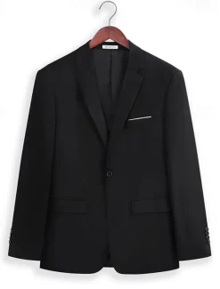 Men's Wedding Homecoming Suits Notch Black Light Grey Business Casual Daily Solid Colored Tailored Fit 3 Piece Single Breasted Two-buttons