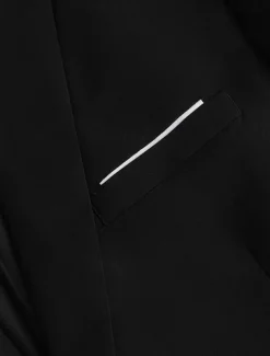 Men's Wedding Homecoming Suits Notch Black Light Grey Business Casual Daily Solid Colored Tailored Fit 3 Piece Single Breasted Two-buttons