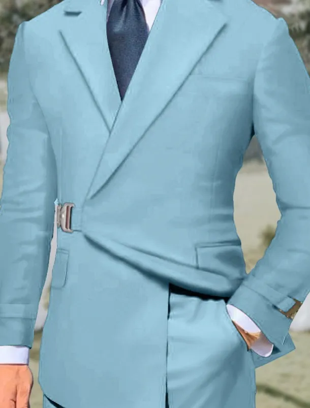 Men's Wedding Homecoming Suits Notch Notch Lapel Black Pink Solid Colored Tailored Fit 2 Piece Single Breasted One-button