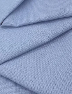 Men's Wedding Linen Suits V Neck Champagne Sky Blue Solid Colored Tailored Fit 2 Piece