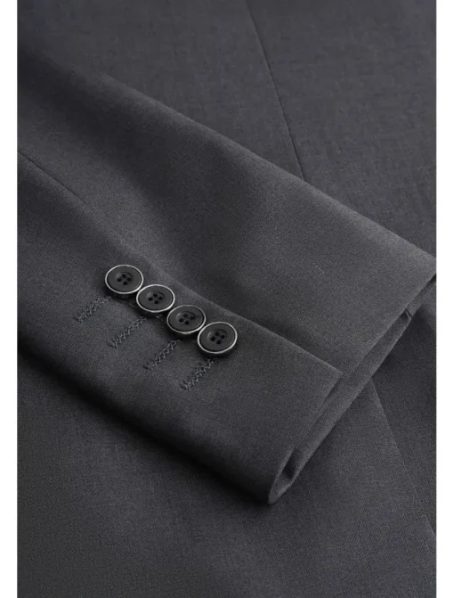 Men's Wedding Prom Suits Black Red Business Formal Solid Colored Standard Fit 3 Piece Single Breasted One-button