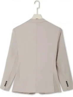 Men's Wedding Suits Notch Notch Lapel Light Khaki Daily Business Solid Colored Plus Size 3 Piece Single Breasted Two-buttons