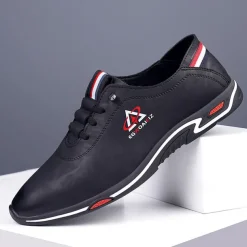 Men's White Slip-On Sports Sneakers – Lightweight Athletic Shoes for Casual and Active Wear, Comfortable and Stylish Design