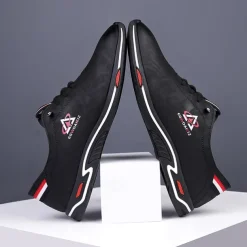 Men's White Slip-On Sports Sneakers – Lightweight Athletic Shoes for Casual and Active Wear, Comfortable and Stylish Design