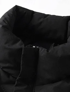 Men's Winter Coat Down Jacket Zipper Pocket Duck Down Vacation Going out To-Go Outdoor Casual / Daily Winter Pure Color Black Beige Gray Puffer Jacket