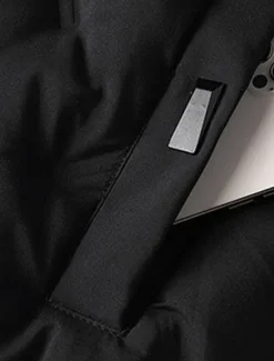 Men's Winter Coat Down Jacket Zipper Pocket Duck Down Vacation Going out To-Go Outdoor Casual / Daily Winter Pure Color Black Beige Gray Puffer Jacket