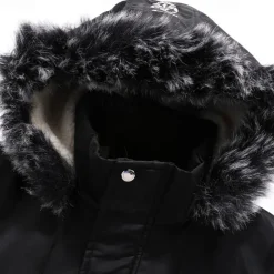 Men's Winter Coat Fleece Jacket Parka Pocket Fleece Polyster Fleece lined Daily Wear Date Vacation Regular Fashion Casual Comfortable Thermal Warm Fall & Winter Letter Black Red Blue Puffer Jacket