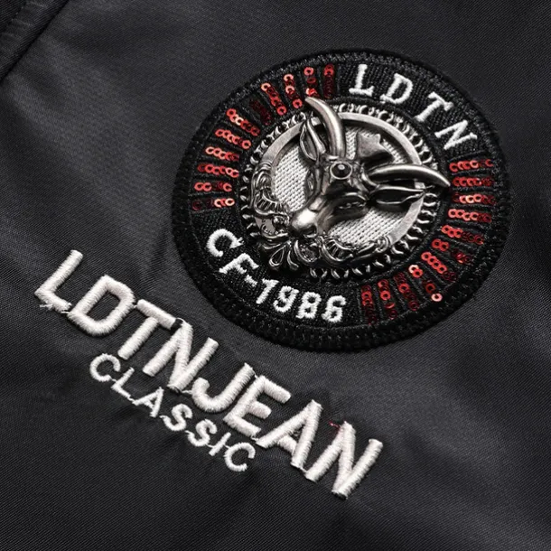 Men's Winter Coat Fleece Jacket Parka Pocket Fleece Polyster Fleece lined Daily Wear Date Vacation Regular Fashion Casual Comfortable Thermal Warm Fall & Winter Letter Black Red Blue Puffer Jacket