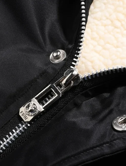 Men's Winter Coat Parka Pocket Polyster Fleece lined Vacation Daily Wear Date Regular Fashion Casual Comfortable Thermal Warm Fall & Winter Solid / Plain Color Black Red Blue Puffer Jacket