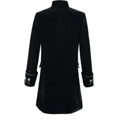 Men's Winter Coat Peacoat Coat Business Casual Winter Fall Cotton Blend Windproof Warm Outerwear Clothing Apparel Stylish Casual non-printing Pure Color Pocket Stand Collar Single Breasted