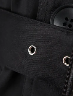 Men's Winter Coat Peacoat Trench Coat Street Business Fall Winter Polyester Thermal Warm Breathable Outerwear Clothing Apparel Casual Solid Color Pocket Turndown Double Breasted