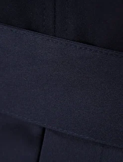 Men's Winter Coat Peacoat Trench Coat Street Business Fall Winter Polyester Thermal Warm Breathable Outerwear Clothing Apparel Casual Solid Color Pocket Turndown Double Breasted