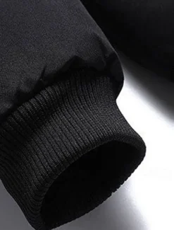 Men's Winter Coat Puffer Jacket Padded Jacket Pocket Polyster Daily Wear Date Vacation Regular Fashion Casual Comfortable Thermal Warm Fall & Winter Color Block Black Red Army Green Gray Puffer Jacket