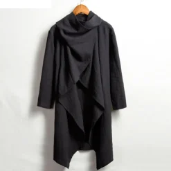 Men's Winter Coat Transition Jacket Trench Coat Cloak / Capes Vacation Business Spring Fall Cotton Blend Quick Dry Lightweight Outerwear Clothing Apparel Streetwear Stylish non-printing Pure Color