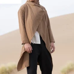 Men's Winter Coat Transition Jacket Trench Coat Cloak / Capes Vacation Business Spring Fall Cotton Blend Quick Dry Lightweight Outerwear Clothing Apparel Streetwear Stylish non-printing Pure Color