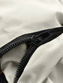 Men's Winter Coat Winter Jacket Sport Coat Raincoat Outdoor Camping & Hiking Waterproof Windbreaker Zipper Pocket Fall Winter Solid Color Fashion Streetwear Hooded Regular Wine Black White Army Green