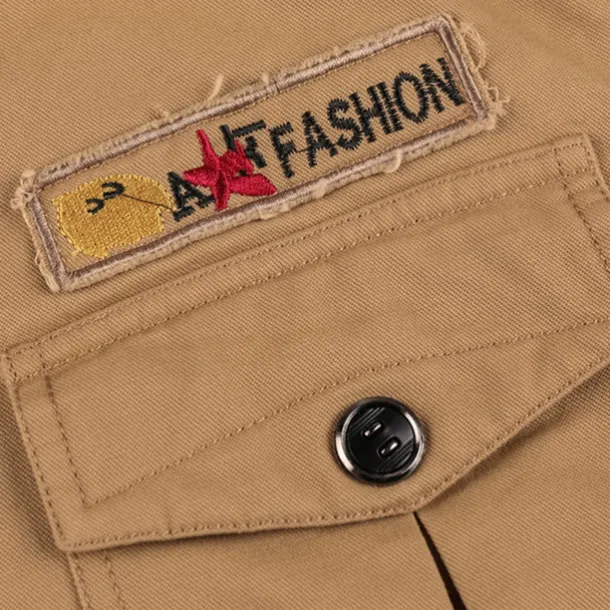 Men's Winter Coat Winter Jacket Fleece Jacket Work Jacket Street Casual Windproof Warm Fall Winter Tactical Cotton ArmyGreen Black khaki Jacket