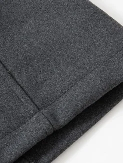 Men's Winter Coat Wool Coat Overcoat Business Casual Winter 30% Wool Windproof Warm Outerwear Clothing Apparel Chic & Modern Solid Colored Rolled collar